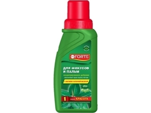 Для фикусов и пальм. Концентрированное органо-минеральное удобрение (флакон 285 мл.) 